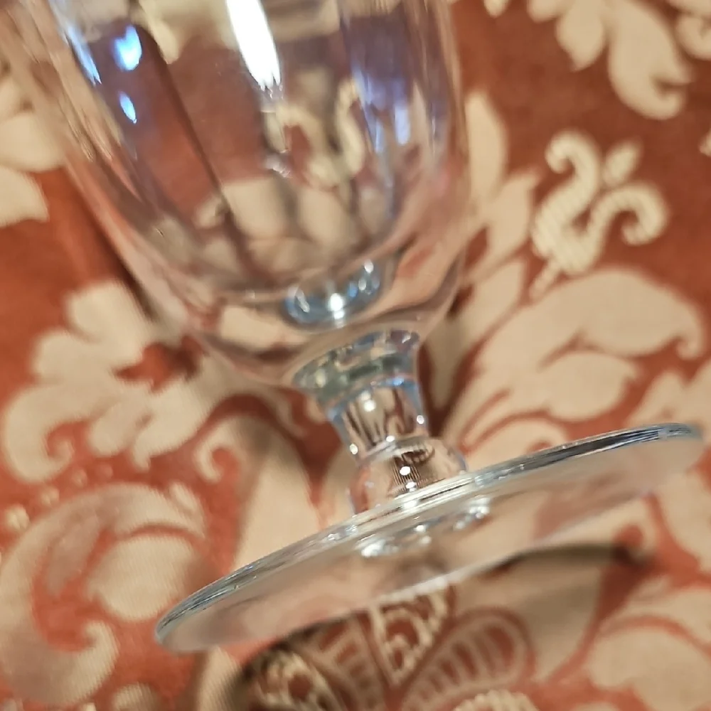Fostoria Glass Crystal Footed Ice Tea Tumblers, Set of 5 - Picture 5 of 11